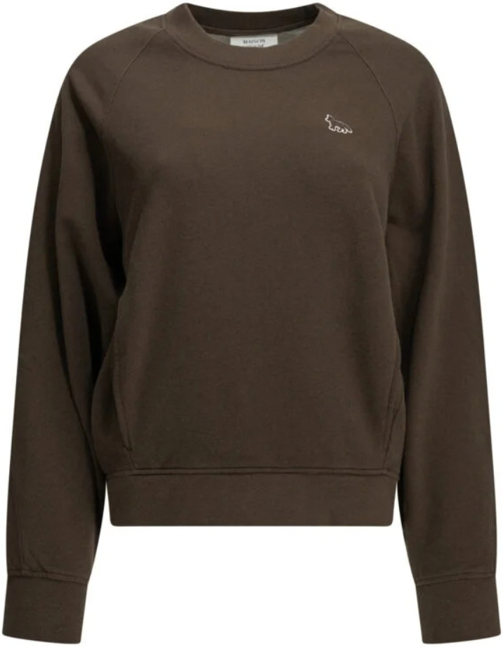 MAISON KITSUNÉ sweatshirt femme marron Marron M