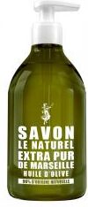 Savon Le Naturel Extra Pur de Marseille à l'Huile d'Olive 500 ML - Flacon-Pompe 500 ml