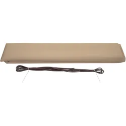 Ersatz-Bezug für Markise MCW-H27, Vollkassette Ersatzbezug Sonnenschutz 6x3m ~ Polyester creme