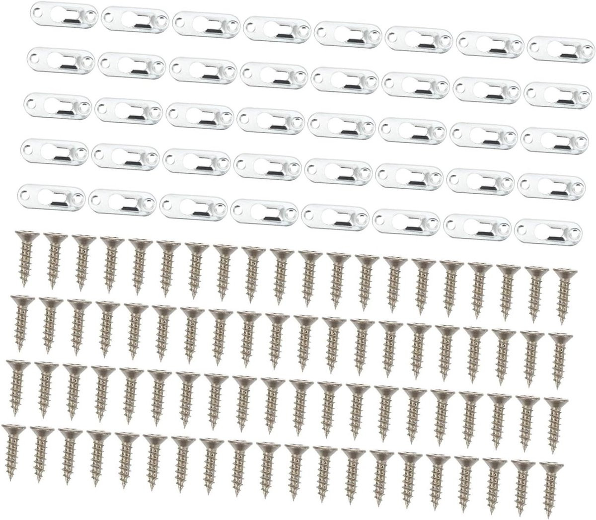40 sets Fotolijst Hangers en Spiegel Ophanghaken in Zilver voor Verborgen Bevestiging