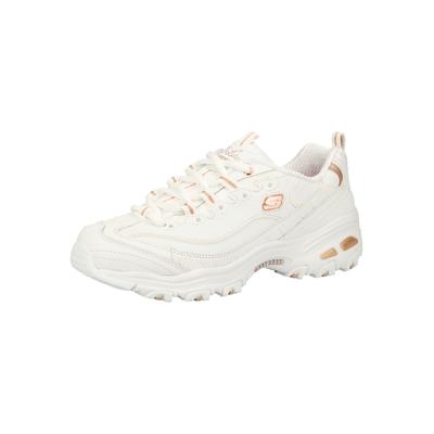 Sneaker SKECHERS "Skechers Sneaker Leder/Synthetik", Damen, Gr. 38, weiß, Leder, Synthetik, Schuhe Sneaker