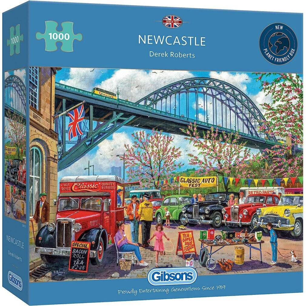 Gibsons Puzzel Newcastle Engeland 1000 stukjes