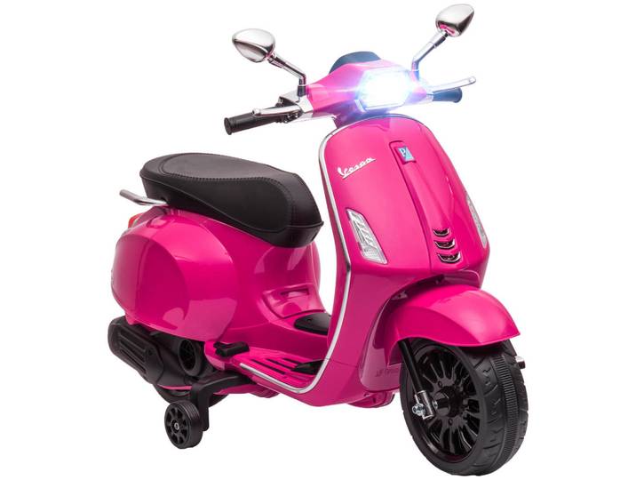 ComfortXL Elektro-Kinderauto De-13036 Stützräder Rosa, Pink, Kunststoff, 47x73x107 cm, Freizeit & Co, Gartenspielzeug, Kinder-Elektrofahrzeuge