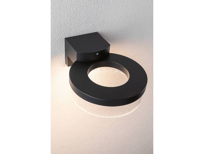 Applique murale Capera avec capteur 23 x 10 x 30cm Gris/Anthracite
