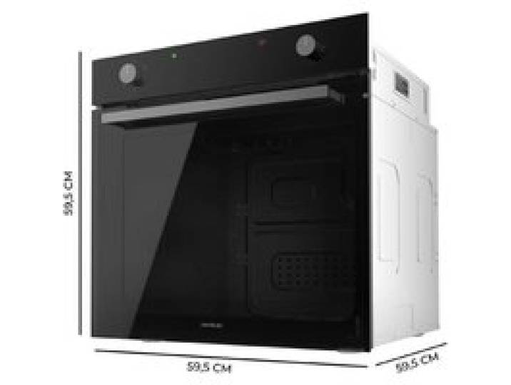 Cecotec Four Intégrable Multifonction Conventionnel de 77L Bolero Hexa C126001 Glass Black. 2800W 5 Fonctions Basse