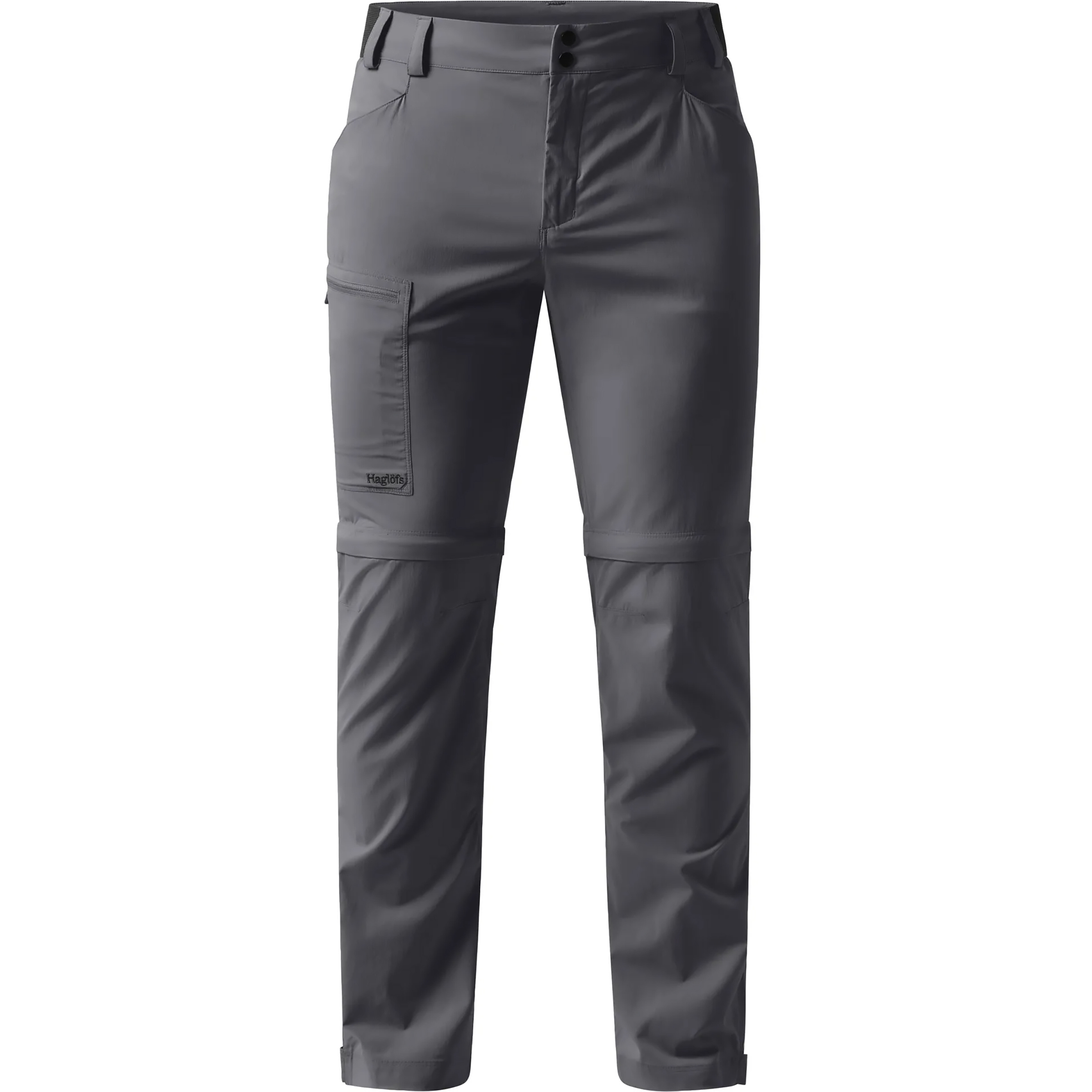 Haglöfs Lite Standard Zip-Off II Hose Herren Zip-Hosen grau Größe L Trekking Schnell trocknend Wasserabweisend