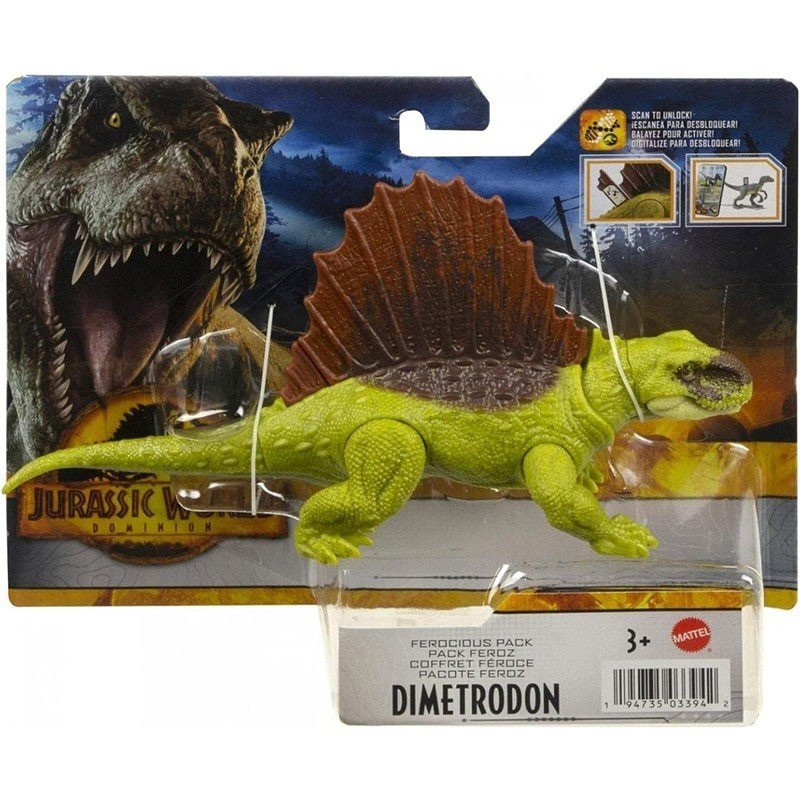 Mattel Jurassic World Dino Diametrodon 10 cm