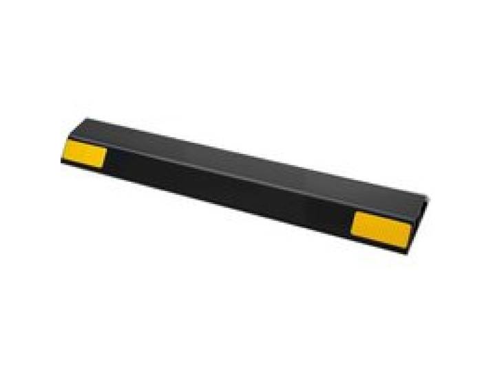 VEVOR Butée de stationnement pour garage, lot de 2, butée de roue robuste, 44,6 cm, butoir de stationnement en PP avec bandes réfléchissantes, pour voiture, camionnette, camion, pneu, roue, pare-chocs