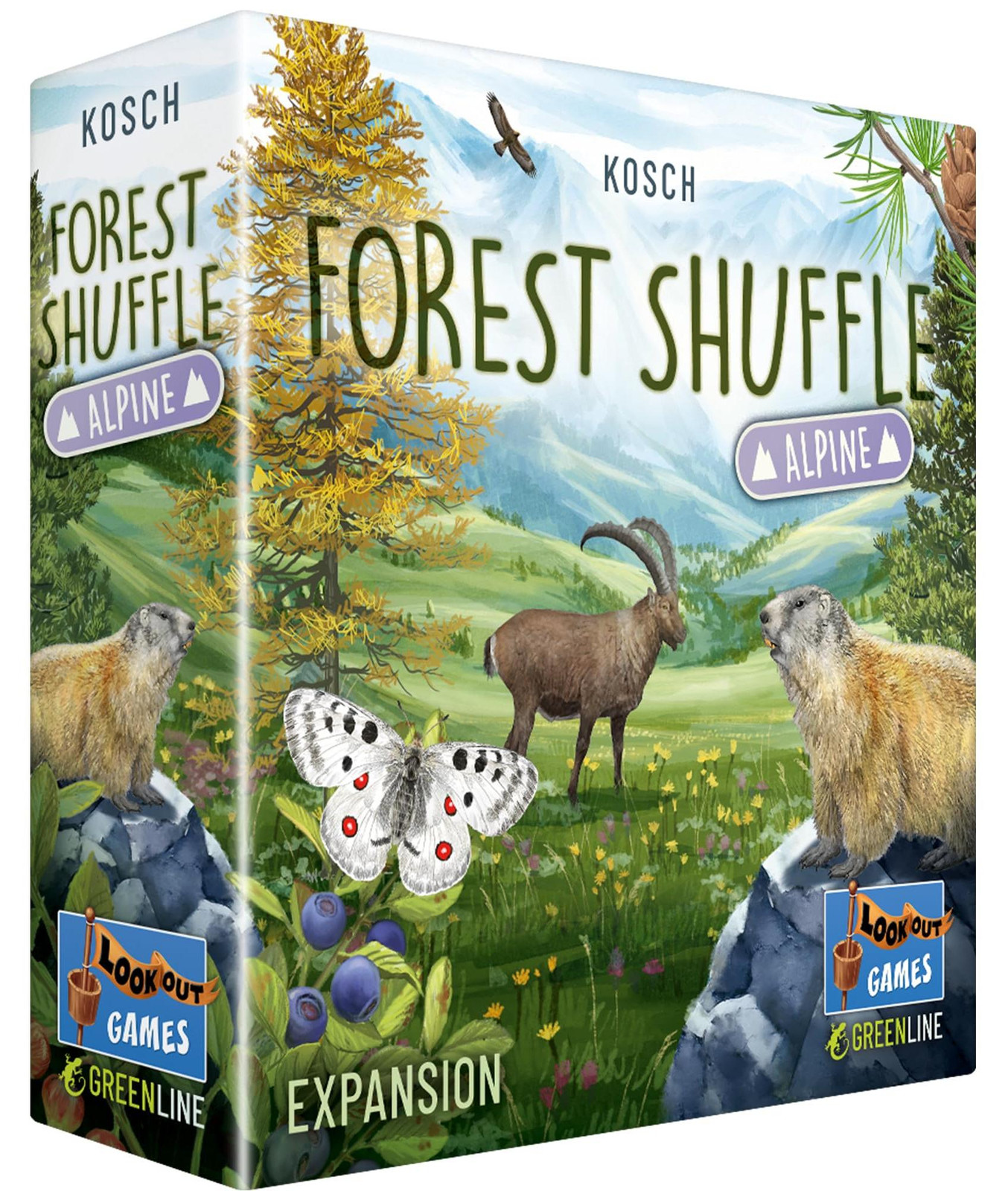 Lookout Forest Shuffle Alpine Kaartspel voor spelers vanaf 10 jaar