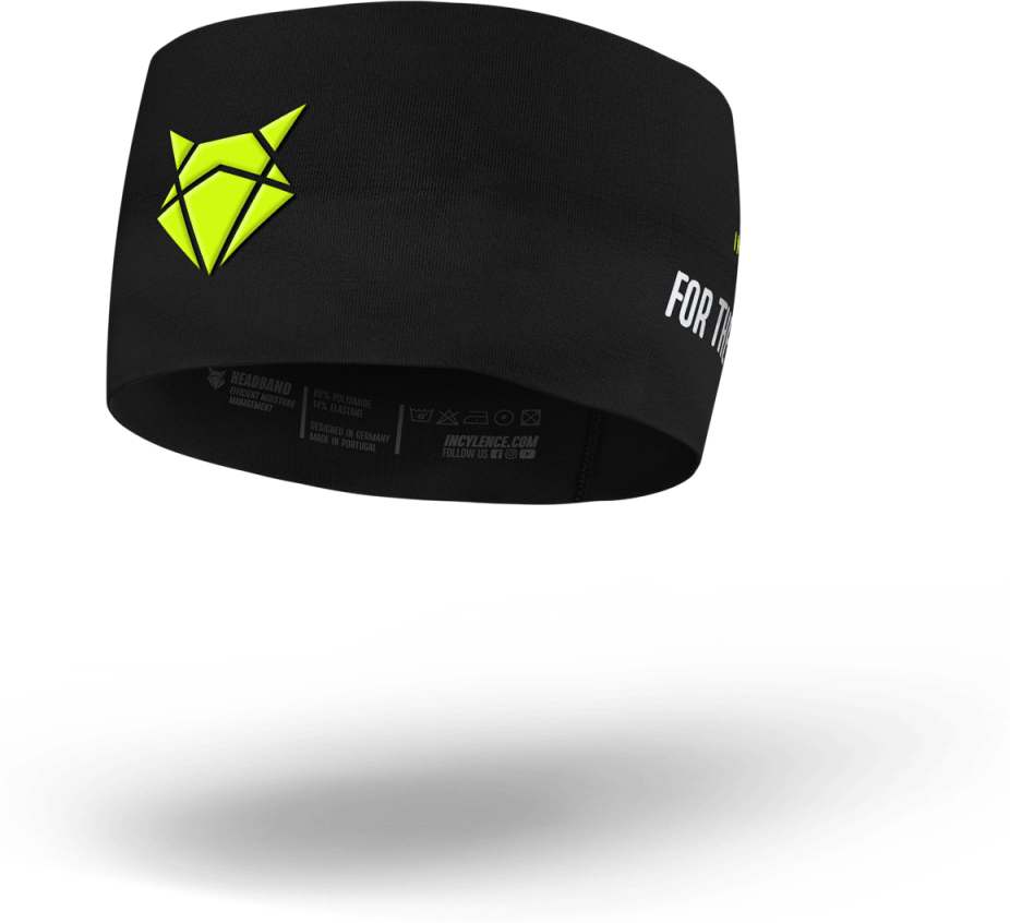 INCYLENCE HEADBAND V1 WIDE Unisex Black Canary