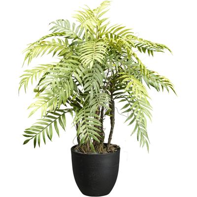 Kunstpflanze CREATIV GREEN "Farnpflanze", grün, H:60cm, Kunstpflanzen, Kunstpflanze, mit Deko-Kies