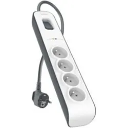 Belkin, Steckdosenleiste, BSV400ca2M (4x, BS 1363, CEE 7/17, CEE 7/3, CEE 7/4, Typ 11, Typ 12, Typ 13, Typ 23, Typ 25, Typ 26, 2 m)
