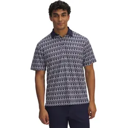 Under Armour Polo Playoff 3.0 Print, weiß/navy/grau