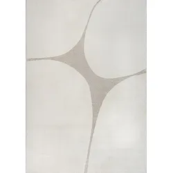 TEPPICHLÄUFER Abstrakt MUOTA Polypropylen Creme 80 x 150 cm