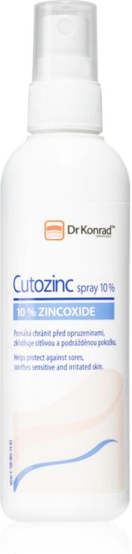 Dr Konrad Cutozinc Spray 10% spray apaisant pour peaux sensibles et irritées 100 ml