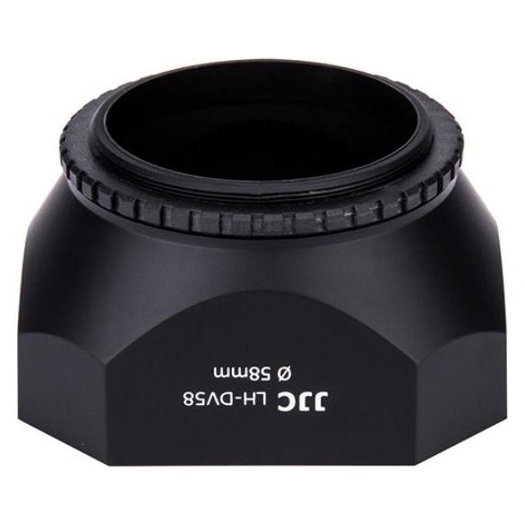 JJC Zonnekap voor videocamera's 58mm (LH-DV58B)