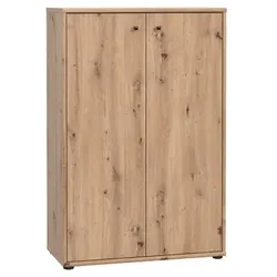 FORTE Kommode Faik Holzoptik Braun Eiche