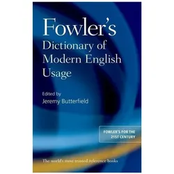 Fowler's Dictionary of Modern English Usage, Fachbücher von Jeremy Butterfield