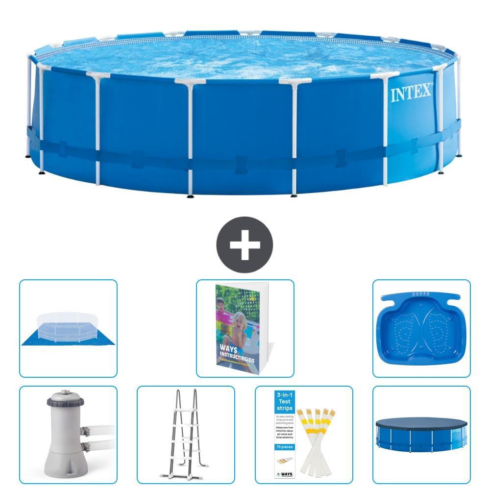 Frame Pool Rund - 457x122 cm - 6-teilig S662