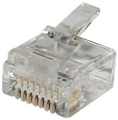 econ connect MPL8/8K Modular-Stecker 8P8C Stecker, gerade Polzahl Sensoren 8P8C Klar 1 St.