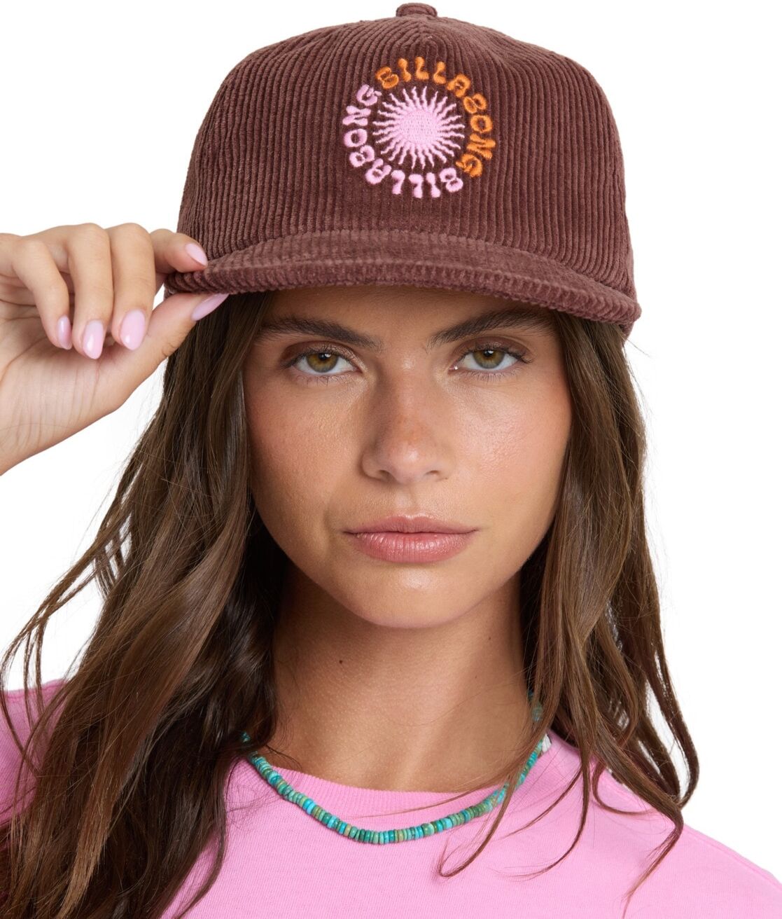 Fitted Cap BILLABONG "Grandpa Cord", Damen, braun (esspresso), Baumwolle, Caps
