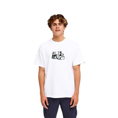 T-Shirt QUIKSILVER "Young Guns Rinse", Herren, Gr. S, weiß, Obermaterial: 100% Baumwolle., Shirts T-Shirt