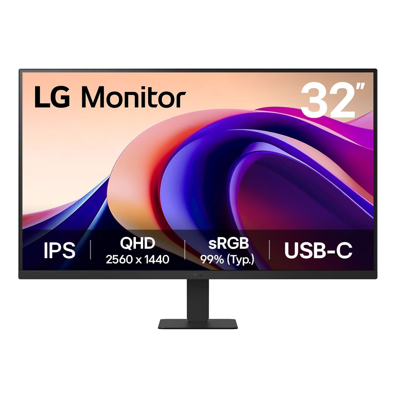 31.5" (80,01cm) LG Electronics 32U631A-B schwarz 2560x1440 1xHDMI / 1x USB-C mit Displayport