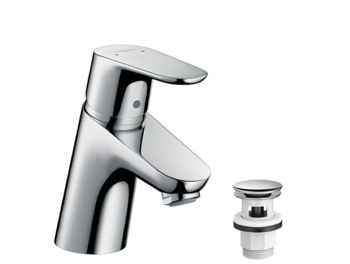 hansgrohe Focus Mitigeur de lavabo 70\, bonde Push-Open\, chromé\, 31604000