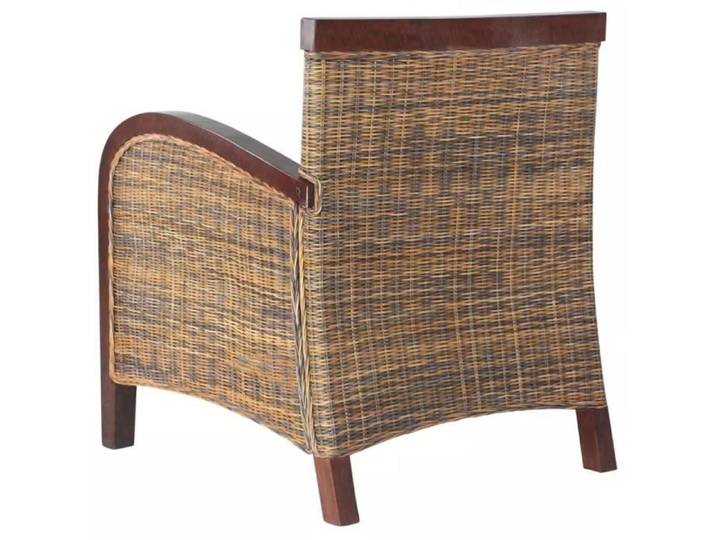 Fauteuil en rotin tissé à la main - KAI - Vintage - Marron - Salon - 1 place