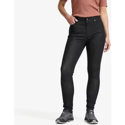 Valley High-waist Stretch Jeans Damen Denim Black, Größe:M - Outdoor-jeans - Schwarz