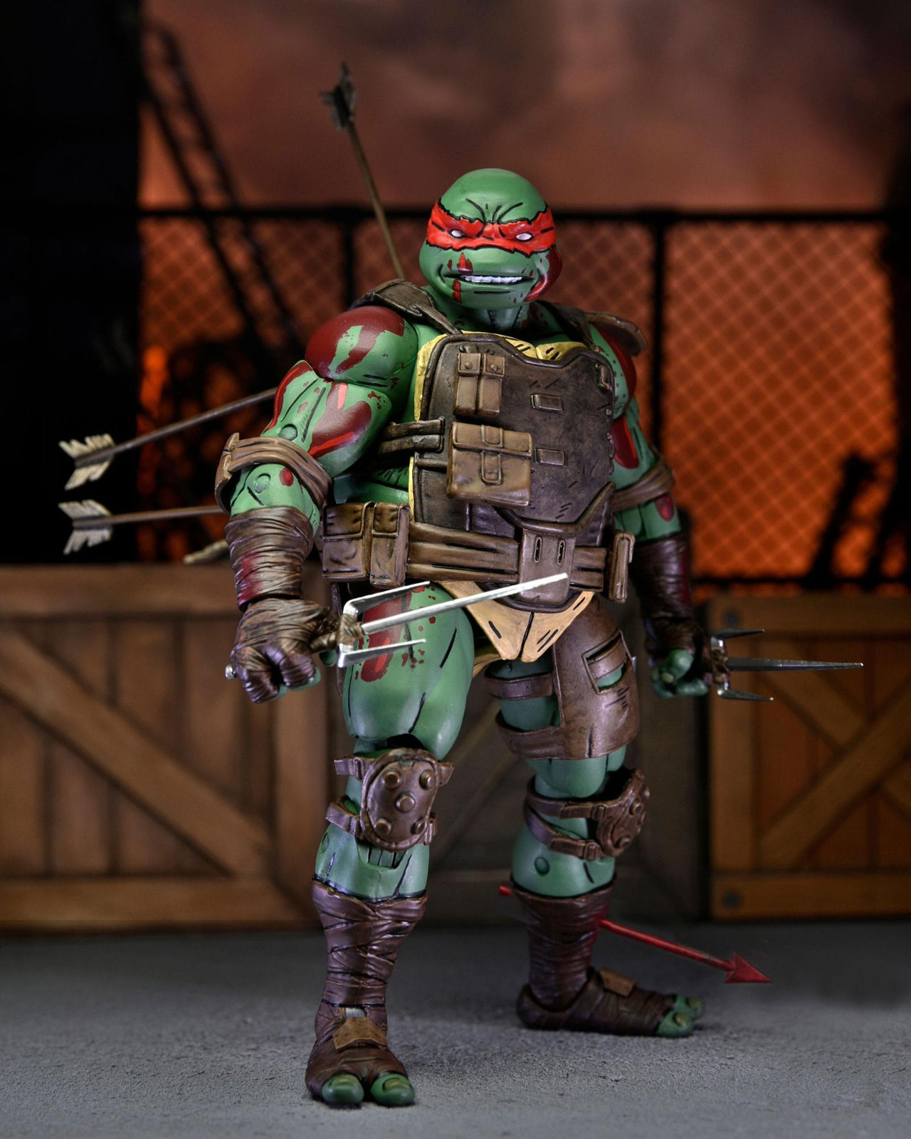 NECA Teenage Mutant Ninja Turtles The Last Ronin Ultimate First to Fall Raphael actiefiguur, 18 cm