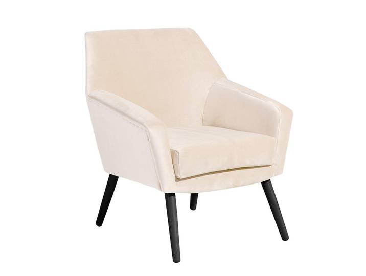 Max Winzer Sessel, Creme, Schwarz, Holz, Buche, 67x81x71 cm, Goldenes M, Made in Europe, Wohnzimmer, Sessel, Sessel