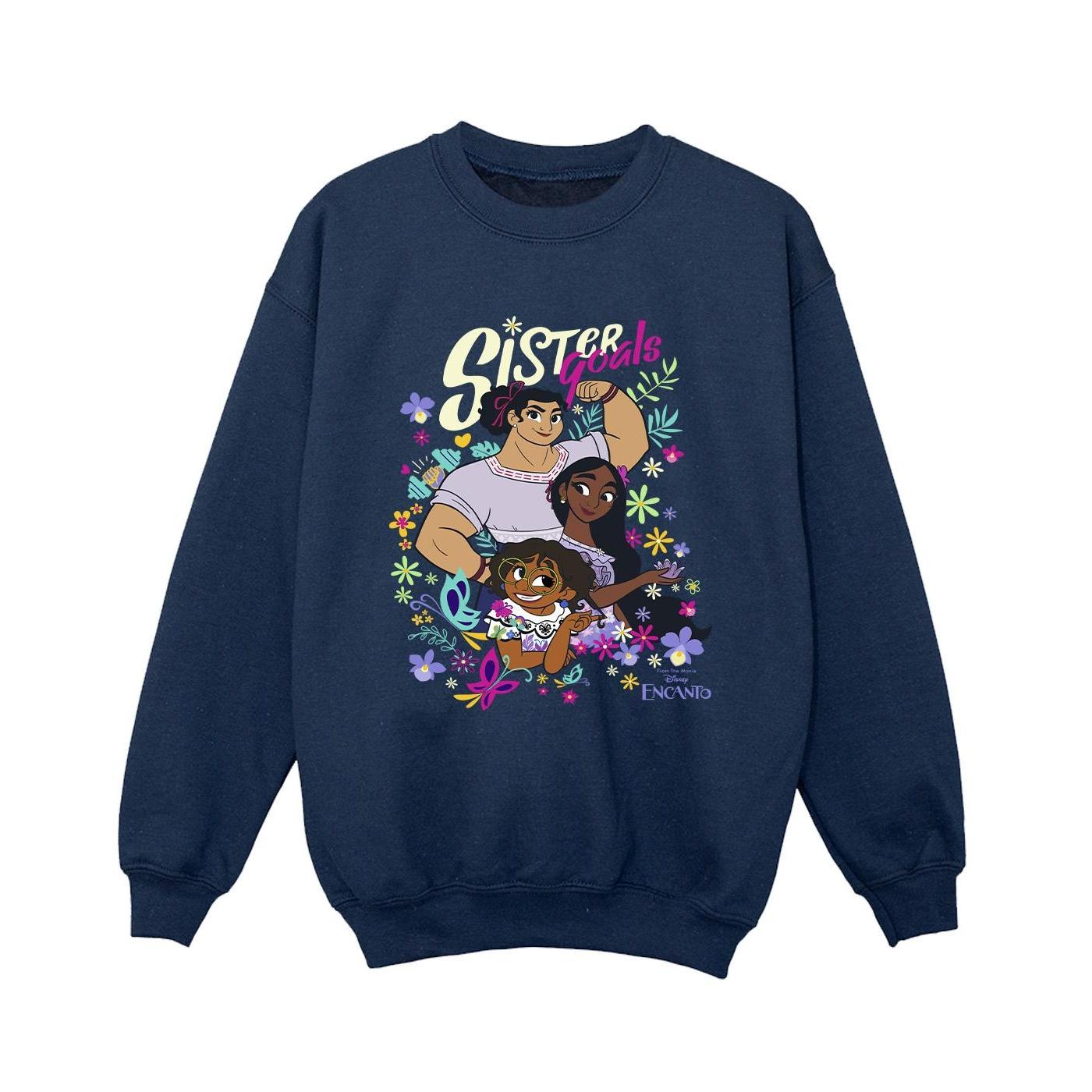 Disney Jongens Encanto Zuster Doelen Sweatshirt (Marineblauw)