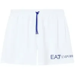 EA7 für Herren. 7M002000_AF13049 Badeanzug Water weiß (XL), Strandbekleidung, Polyester