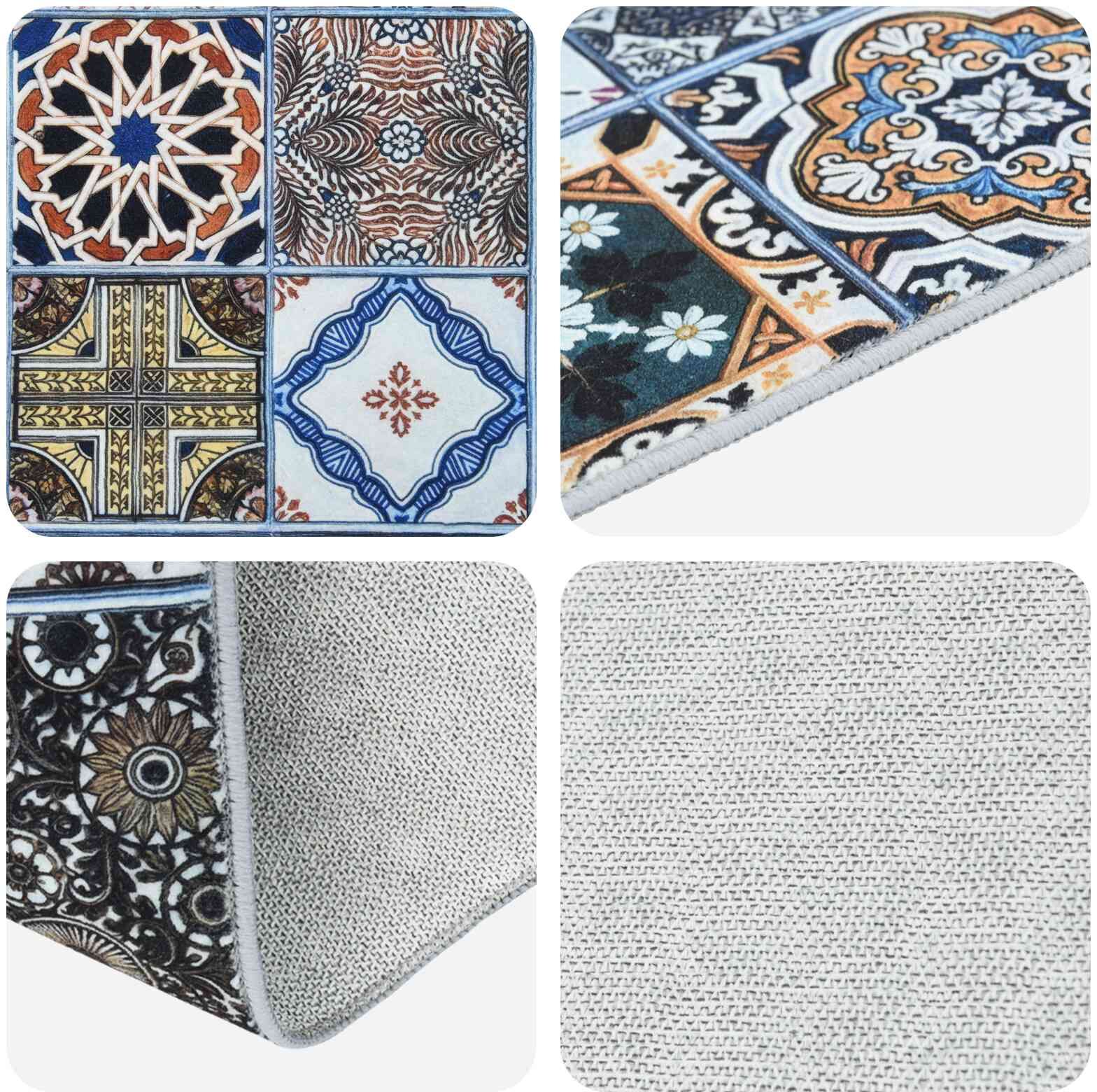 vidaXL Coureur de Tapis ORIZ 1150 gsm Bleu