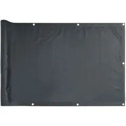 vidaXL Balkonsichtschutz Oxfordgewebe 90x400 cm Anthrazit