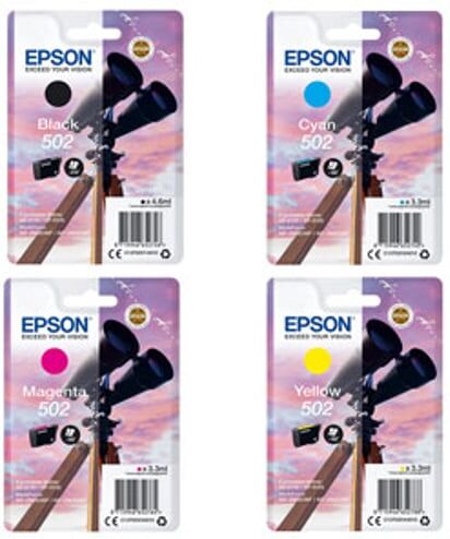 Epson 502 Pack ahorro (negro+colores)
