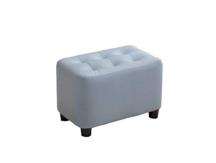 Zf9tBw5sH Bettbank Schuhputzhocker Kleiner Hocker Haushalt Holzstoff Sofahocker Sitzbank(Light Blue)