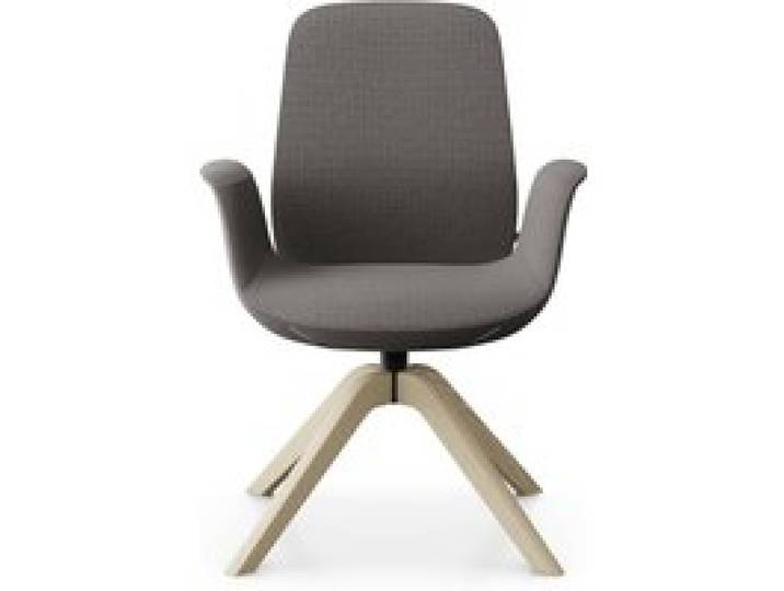 Fauteuil de bureau à dossier inclinable pieds bois Ellie Pro 20HW