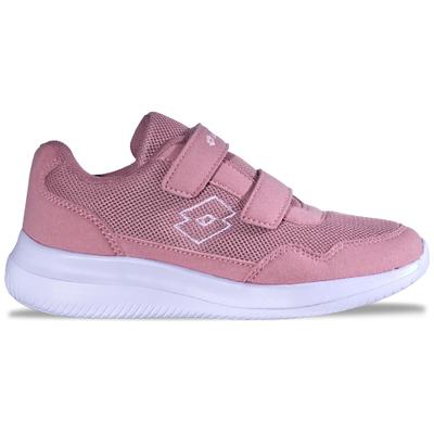 Sneaker LOTTO, Mädchen, Gr. 30, rosa (leuchtendespink, rose), Kunstfaser, Synthetik, unifarben, Schuhe Sneaker, - besonders leicht & bequem