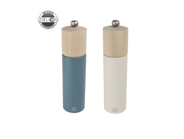 PEUGEOT Salz-/Pfeffermühle BOREAL 21cm Blau Buchenholz Stahl Zirkonia Mahlwerk