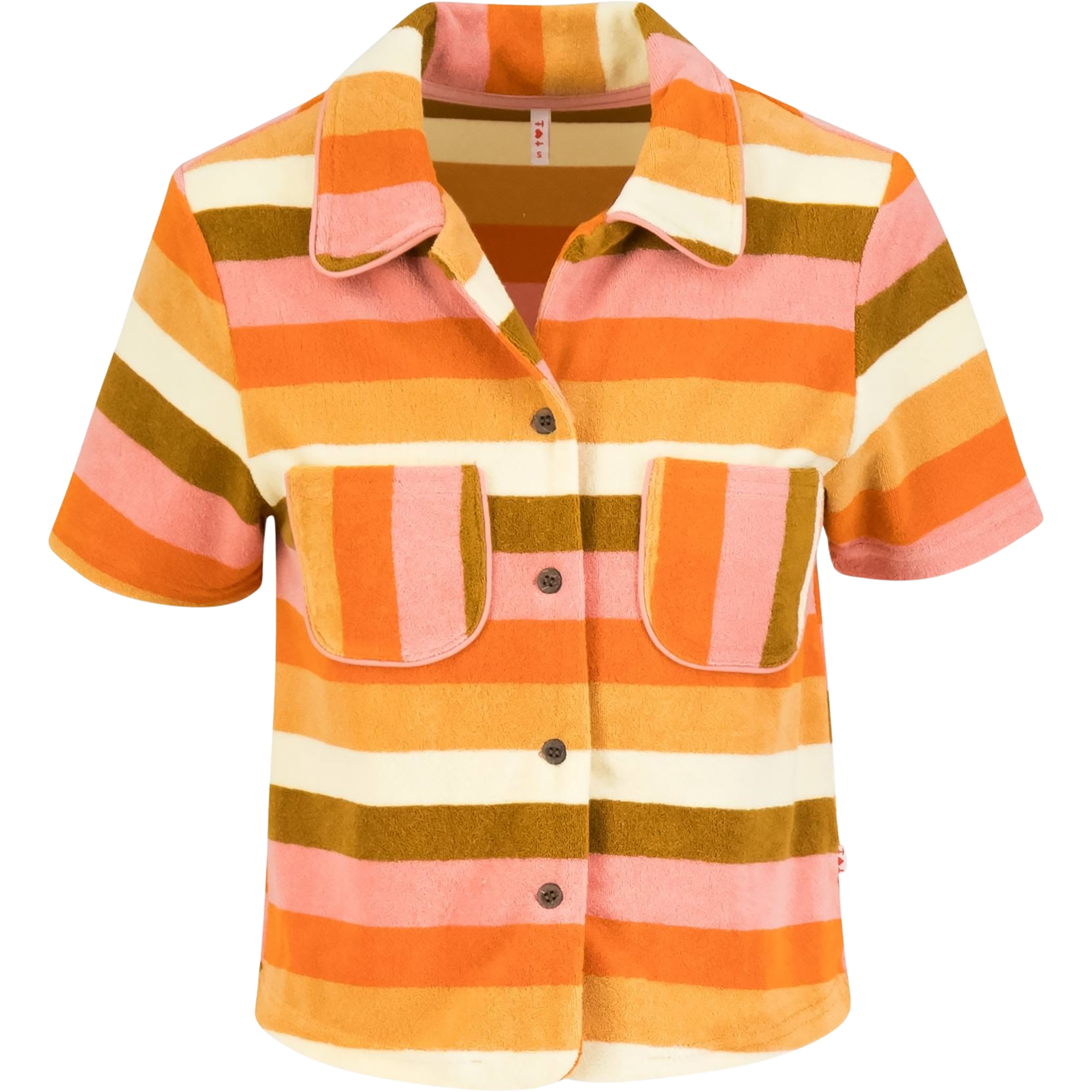 Blutsgeschwister Off Shore Shimmy Damen Blusen orange Größe XS Lifestyle Schnell trocknend