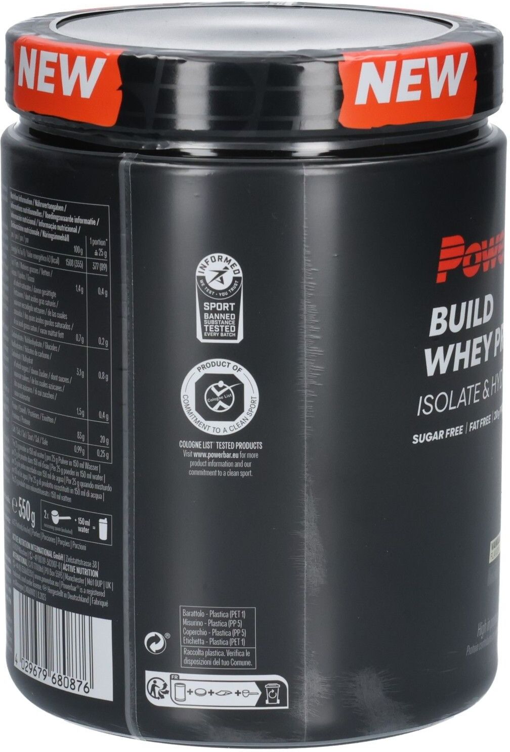No Brand Build Whey Protein Isolate & Hydrolysate Vanilla 550 g Pulver