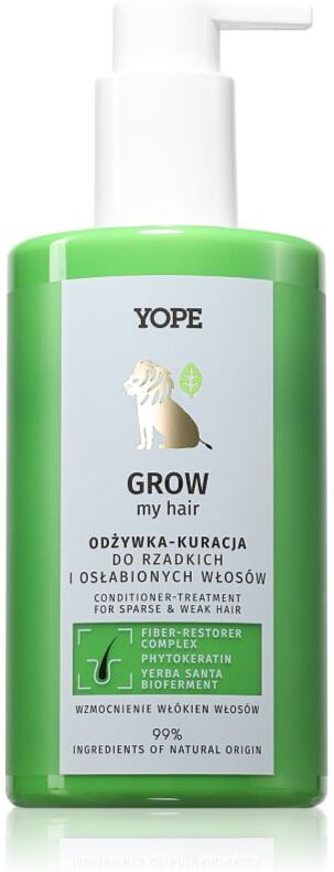 Yope Grow My Hair après-shampoing volume pour cheveux affaiblis 300 ml