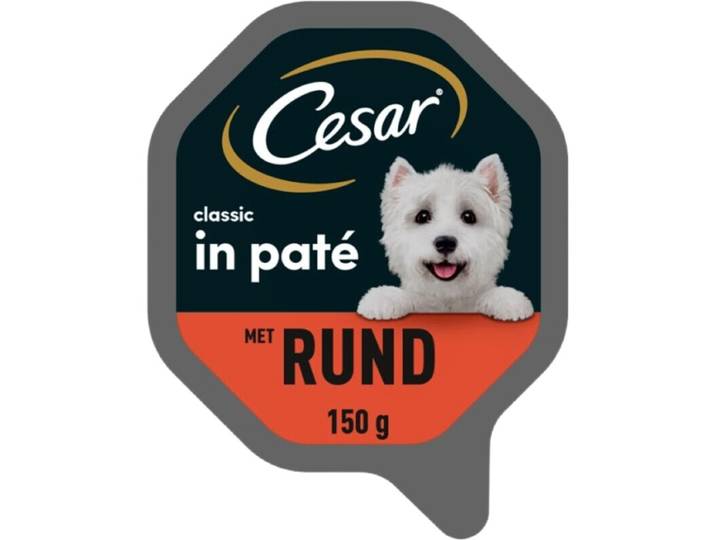 Cesar Alu Classic Nat Hondenvoer Rund 150 g