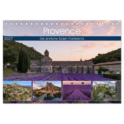 Provence, der sinnliche Süden Frankreichs (Tischkalender 2027 DIN A5 quer), CALVENDO Monatskalender