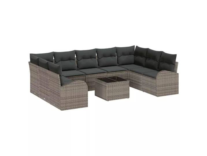 VidaXL - Outdoor-sitzplätze poly-rattan, One Size, Grau
