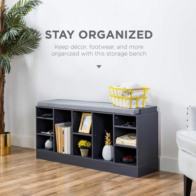 No "Shoe Rack Bench - 11.75""D x 46""W x 21.5""H"
