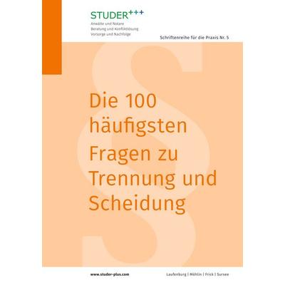 Die 100 häufigsten Fragen zu Trennung und Scheidung, Taschenbuch von , BoD – Books on Demand, 978-3-7504-1112-8