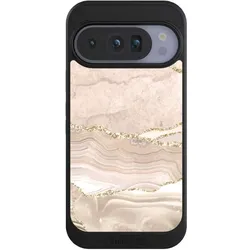 Nivocase Hülle für Google Pixel 10 Pro Handyhülle NIVOcore Case Schwarz Glitzer Look Marmor Utart (Google Pixel 10 Pro), Smartphone Hülle, Schwarz